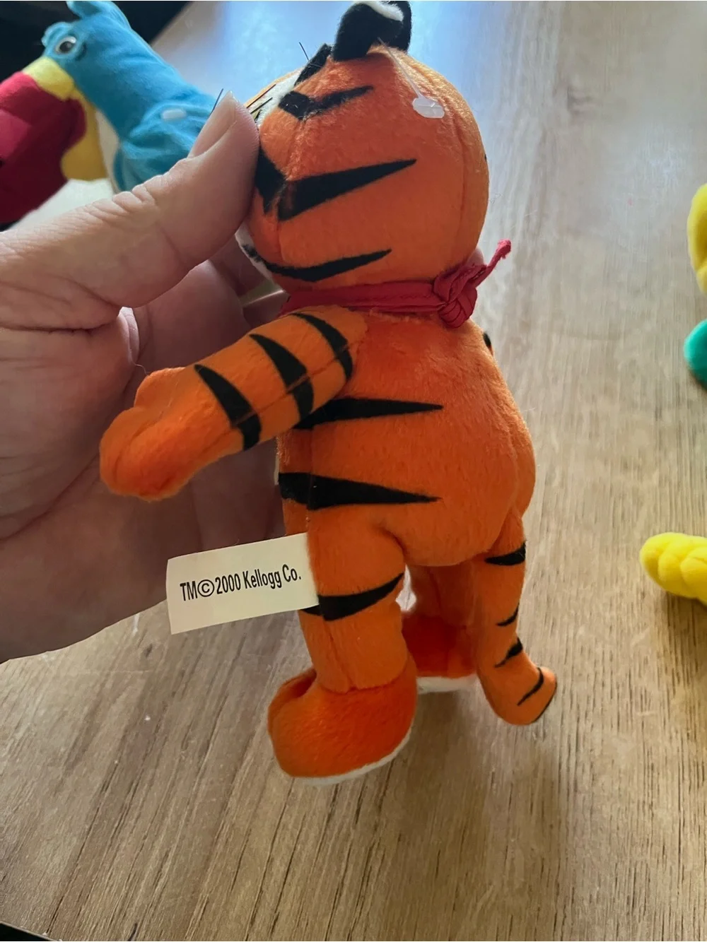 VTG 1997 Kelloggs Mascot Plush Set 3 Tony Tiger Toucan Sam Cornelius Rooster 90s